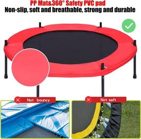img 2 attached to 🤸 Premium Laulry Kids Trampoline with Enhanced Safety Enclosure