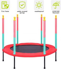 img 1 attached to 🤸 Premium Laulry Kids Trampoline with Enhanced Safety Enclosure