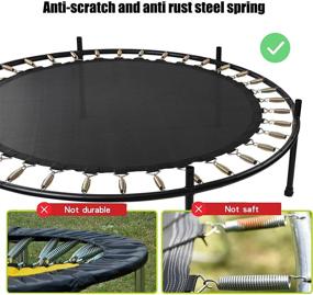 img 3 attached to 🤸 Premium Laulry Kids Trampoline with Enhanced Safety Enclosure