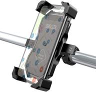 360° adjustable dracool bike phone mount holder for iphone 11 pro max/x/xs max/xr/8 plus/se, samsung galaxy s20/s10/s10e & google 4-7 inches cell phones - universal handlebar stand for motorcycle and bicycle logo