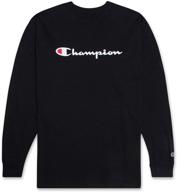 футболка из классического джерси champion, бордовая логотип