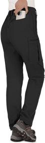 img 3 attached to ❄️ Cycorld Women's Ski Snow Pants: Stay Warm and Dry in Windproof Water Resistant Fleece Lined Winter Hiking Softshell Pants