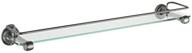 🔒 delta lockwood 79010-pt glass shelf, aged pewter, 24-inch logo