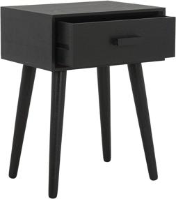 img 3 attached to 🖤 Safavieh Home Lyle Modern Black Accent Table: Sleek and Stylish Addition to Any Space