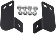 🔦 dasen spotlight mount brackets - rear roof roll cage bar led backup light mount for polaris ranger full size body (2013-2021) logo