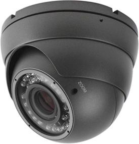 img 4 attached to 📷 HD 1080P 4-в-1 аналоговая CCTV камера - TVI/AHD/CVI/CVBS - купольная камера безопасности - переменного фокусного расстояния объектива - влагозащищенная - 36 ИК-светодиодов - дневное и ночное наблюдение (серый)
