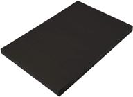 🎨 versatile sunworks construction paper - black, 100 sheets, 12" x 18" for robust art & craft projects logo