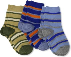 img 1 attached to Носки с тремя полосками "Jefferies Socks" для мальчиков (набор из 3 штук)