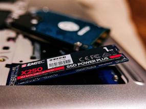 img 2 attached to 💥 Emtec X250 Power Plus M.2 SATA SSD (256GB) - Повысьте объем хранения с невероятной скоростью