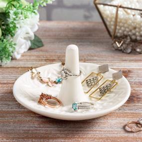 img 3 attached to Decorative Ceramic Dresser Jewelry Trinket