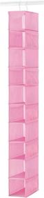 img 3 attached to 🔴 Whitmor Pink Hanging Shoe Organizer