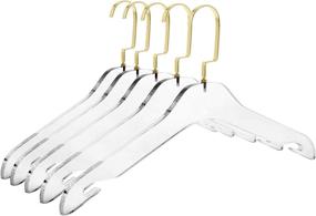 img 4 attached to Quality Clear Acrylic Clothing Hangers