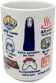 img 3 attached to Studio Ghibli Official Merchandise: Bluefin Benelic Spirited Away Japanese Teacup in White