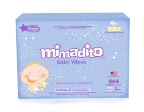 img 2 attached to 🍼 Mimadito Chamomile – Soothing Baby Wipes (864 Wipes: 12 Packs of 72 Lightly Scented Wet Wipes)