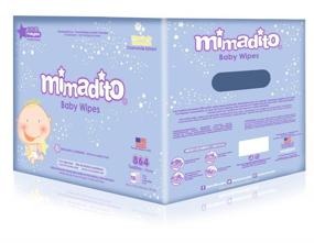 img 1 attached to 🍼 Mimadito Chamomile – Soothing Baby Wipes (864 Wipes: 12 Packs of 72 Lightly Scented Wet Wipes)