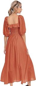 img 3 attached to Ruffled Vintage Elegant 👗 Backless Women's Dresses by R Vivimos