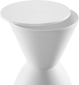 img 2 attached to 🪑 Enhance Your Space with the Modway Haste Contemporary Modern Hourglass Accent Stool in White