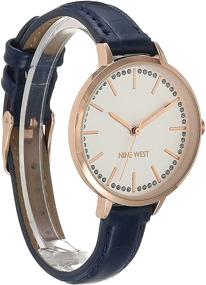 img 2 attached to ⌚ Nine West Women's Japanese Quartz Wrist Watches: Exquisite Timepieces for Women