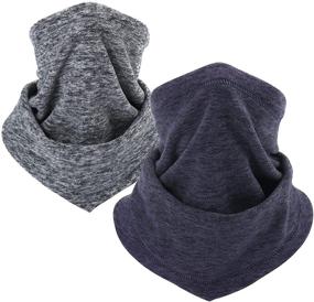 img 4 attached to 🧣 LongLong Warmer Gaiter: Enhanced Thickness and Elasticity for Optimal Comfort