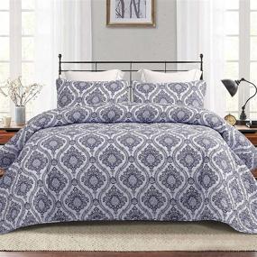 img 4 attached to Exclusivo Mezcla Microfiber Lightweight Bedspreads Bedding