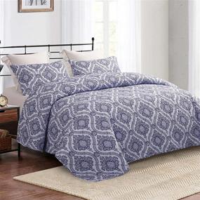 img 3 attached to Exclusivo Mezcla Microfiber Lightweight Bedspreads Bedding