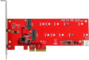 img 3 attached to 💥 Enhance Performance with StarTech.com 2x M.2 SATA SSD Controller Card - PCIe