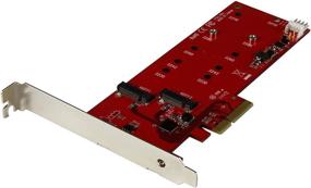 img 4 attached to 💥 Enhance Performance with StarTech.com 2x M.2 SATA SSD Controller Card - PCIe
