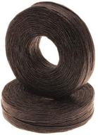 beadaholique wlbr 1mm brown waxed irish linen necklace knotting cord - 50-yard length logo