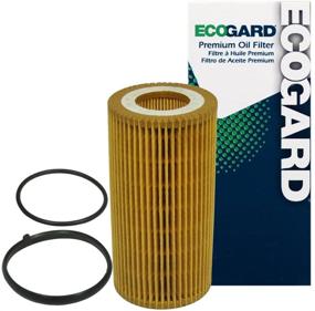 img 3 attached to 🚗 ECOGARD X5581 Премиум картриджный масляный фильтр двигателя для Audi A4 Quattro, A4, A3, TT: Совместим с моделями двигателя 2.0L 2005-2009, 2006-2008, 2008-2009, 2011-2014.