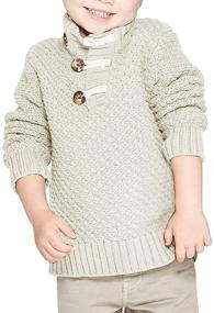 img 3 attached to 👕 Bbalizko Boys' Turtleneck Sweater Pullover: Stylish Sweatshirt for Fashionable Sweaters