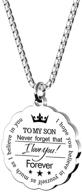 🐶 hofoya dog tag charms & pendants: special jewelry gift for my son - unique birthday idea from dad mom, perfect for boys & men! logo