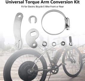 img 3 attached to 🚲 Universal Torque Arm Conversion Kit for Electric Bicycles E-Bike Front or Rear - TIKSCIENCE (2 Pack)