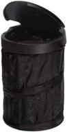 🗑️ convenient rubbermaid automotive pop up trash can: flip top lid car garbage bin/waste basket organizer caddy logo