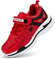 rimick little_kid/big boys sneakers - lightweight casual tennis shoes for kids: athletic basketball, running, and walking shoes logo