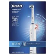 oral-b smart 1500 electric toothbrush (packaging may vary) - white, 1 count logo