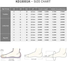 img 3 attached to 👟 DREAM PAIRS KD18001K Lightweight Breathable Girls' Athletic Shoes