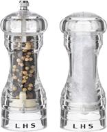 lhs pepper grinder acrylic adjustable logo