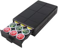 ☕ organize and declutter your coffee station with everie coffee pod holder drawer - fits keurig k cup pods (18 pods capacity) логотип