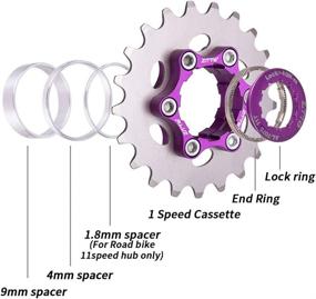 img 1 attached to Bibike Cassette Conversion Compatible Shimano