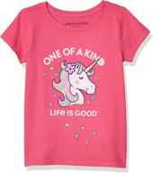 👕 life is good unisex-child crusher graphic t-shirt: fun and comfortable clothing for kids логотип