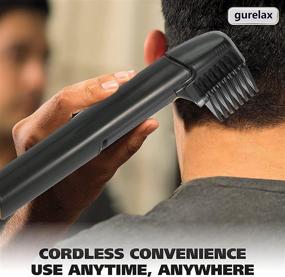 img 2 attached to 🧔 guRelax Men's Grooming Kit: Trim Hair Cutting Tool, Shaver, Clipper & Detail Trimmer – Cordless Beard Trimmer for Ultimate Precision