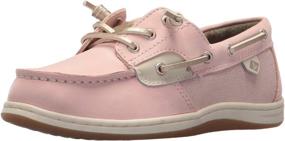 img 4 attached to 👧 Sperry Top Sider Girls Songfish Stripe: Stylish and comfortable boat shoes for girls