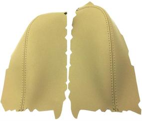 img 3 attached to DSparts Replaces Front Door Panel Armrest Synthethic Leather Cover Fit For Honda Pilot 09-13 Leather Part Only Beige