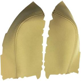 img 1 attached to DSparts Replaces Front Door Panel Armrest Synthethic Leather Cover Fit For Honda Pilot 09-13 Leather Part Only Beige