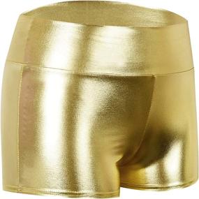 img 1 attached to PrettyGuide Womens Metallic Festival Bottoms Women's Clothing and Dresses