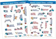 pun-tastic political sticker sheets: ignite political engagement and spread election humor logo