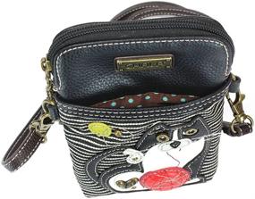 img 1 attached to 🐱 Stylish Fat Cat Cellphone Crossbody Handbag - Convertible Strap, Perfect Gift for Cat Lovers