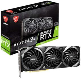 img 4 attached to 🎮 High-Performance MSI Gaming GeForce RTX 3060 Ventus 3X 12G OC Graphics Card – Boosted Ampere OC Technology, Triple Fan Cooling, HDMI/DP, PCIe 4, 12GB 15 Gbps GDRR6