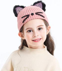img 2 attached to Bellady Girl Beanie Winter Child_Black Outdoor Recreation and Hiking & Outdoor Recreation Clothing