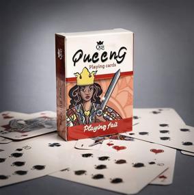 img 1 attached to Red Queeng Playing Cards - 2nd Edition Left-Handed